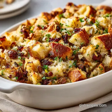 Stuffing Recipe For In The Turkey: Baked Side