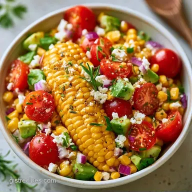Summer Corn Salad with Feta and Avocado