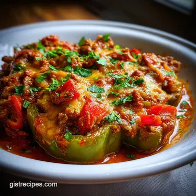 Unstuffed Peppers in 20 Minutes: One-Pot Recipe Card
