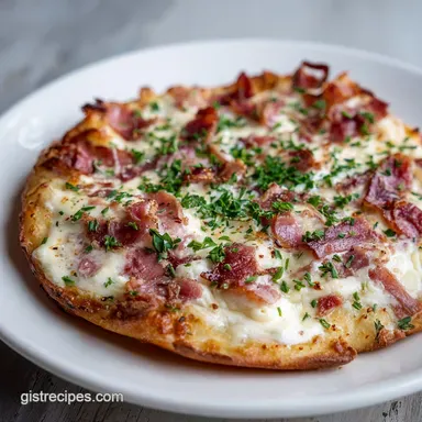 White Pizza Sauce Recipe in 10 Minutes Recipe Card