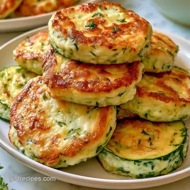 Zucchini Herb Casserole for 8 Servings Recipe Card
