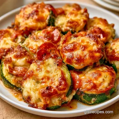 Zucchini Pizza Bites in 28 Minutes Recipe Card