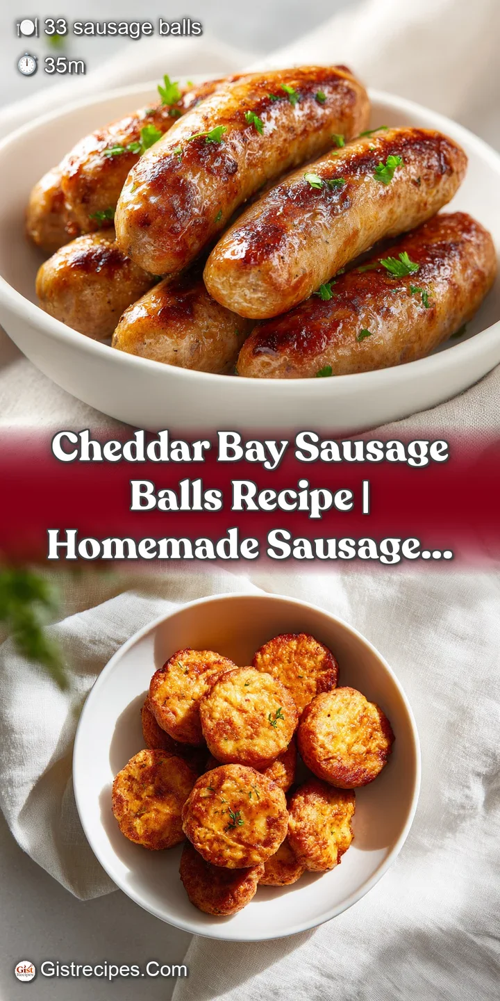 Close-up of a single, perfectly browned sausage ball, revealing its savory, slightly crisp exterior.
