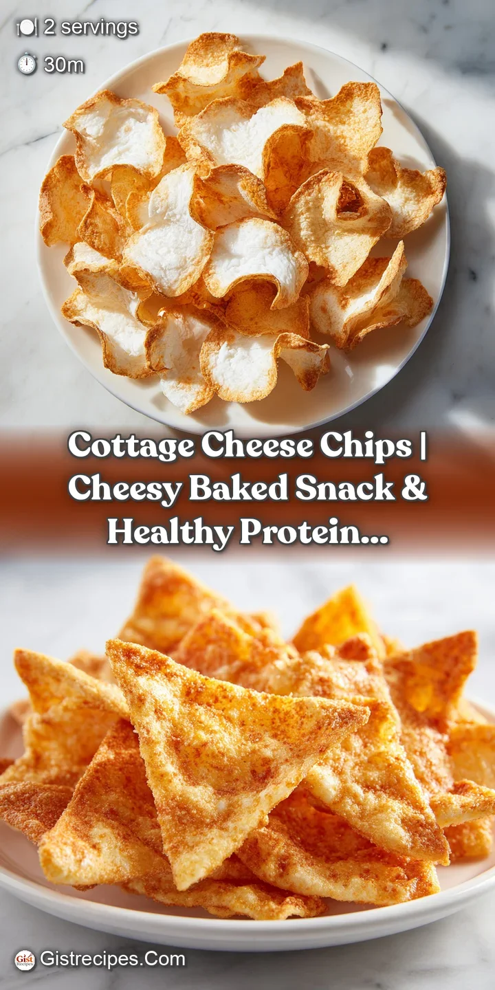 A close-up view of a shattered cottage cheese chip, revealing a light, airy interior and a brittle texture.