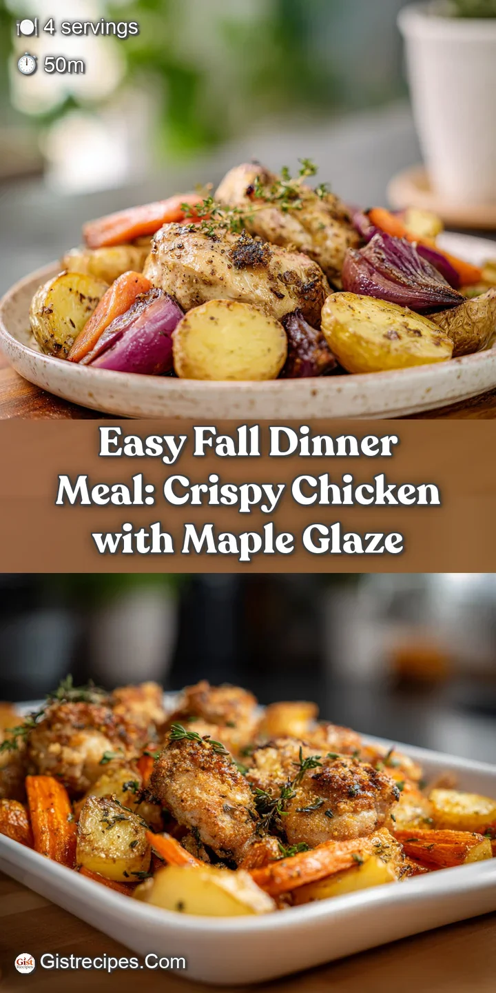 Close-up of glistening roasted sweet potatoes and juicy chicken, showcasing the herbs and caramelized edges, evoking a sav...