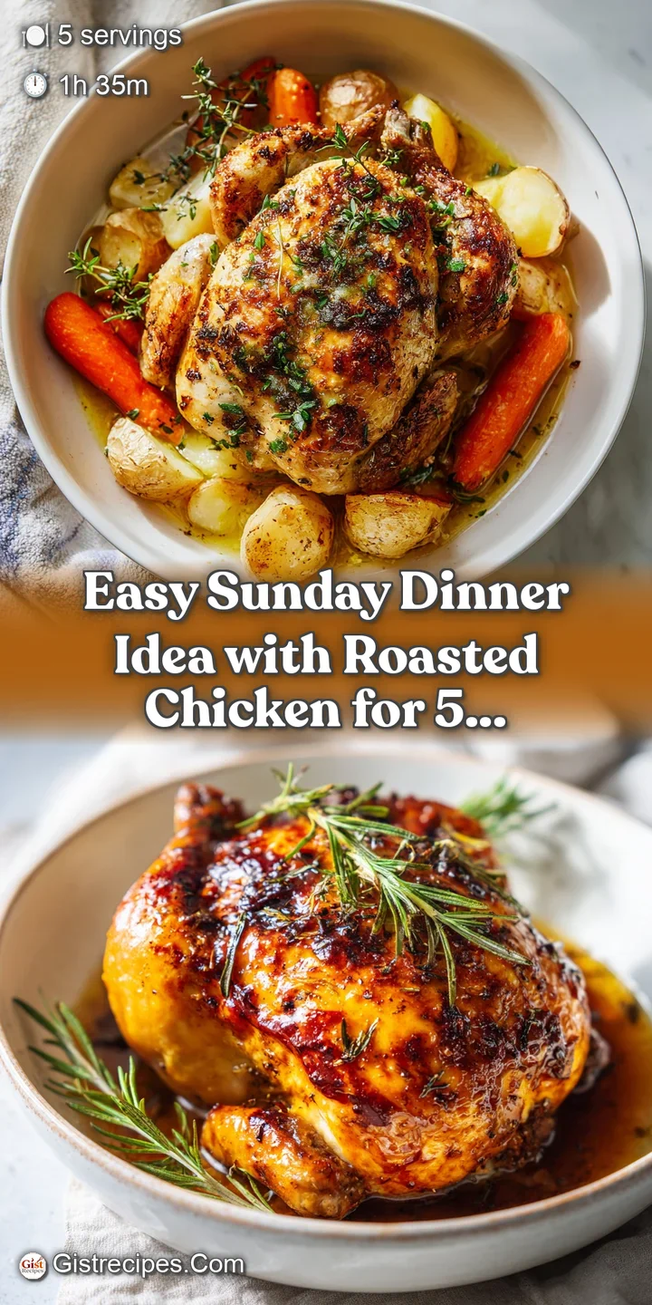 Close-up of juicy, tender roasted chicken, skin a deep golden brown, glistening with rendered fat, hints of herbs and spic...