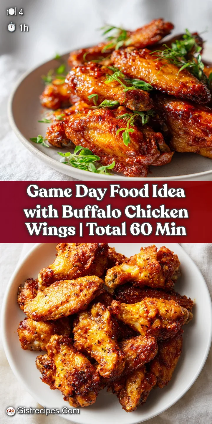 Close-up of juicy buffalo wings, dripping with tangy hot sauce. See the glistening sheen and inviting texture.