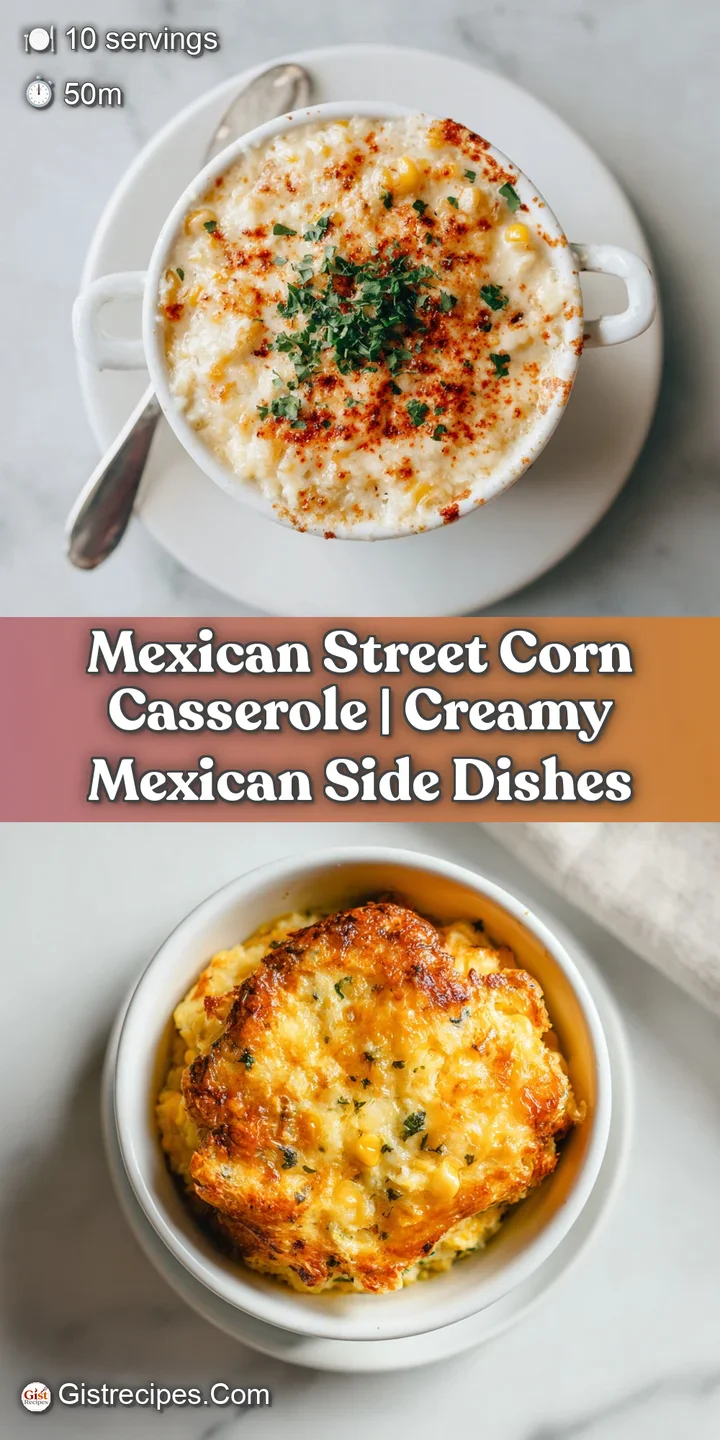 Close-up of a bubbling, cheesy casserole with bright yellow corn and a hint of chili spice, showcasing its creamy texture.