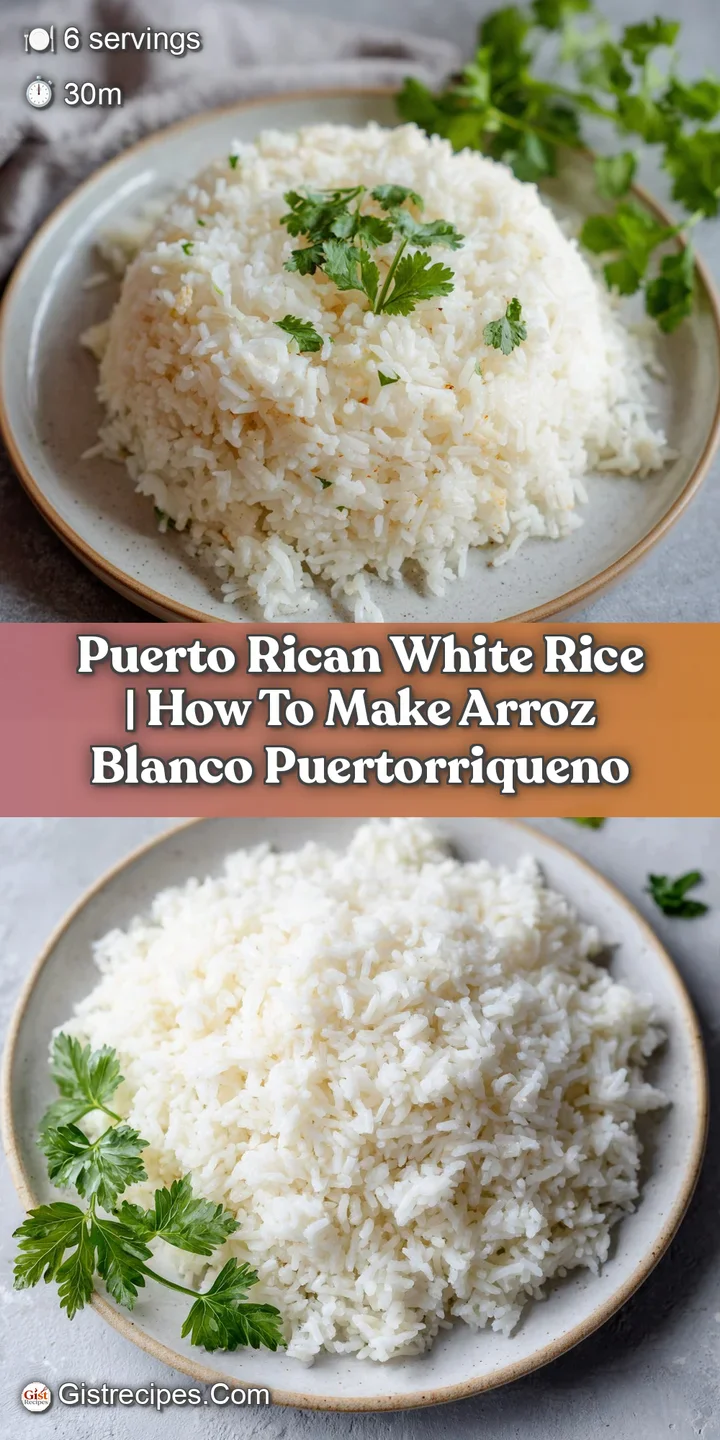 Close-up of perfectly cooked white rice, each grain distinct and plump. Soft, inviting texture. A comforting and simple fo...