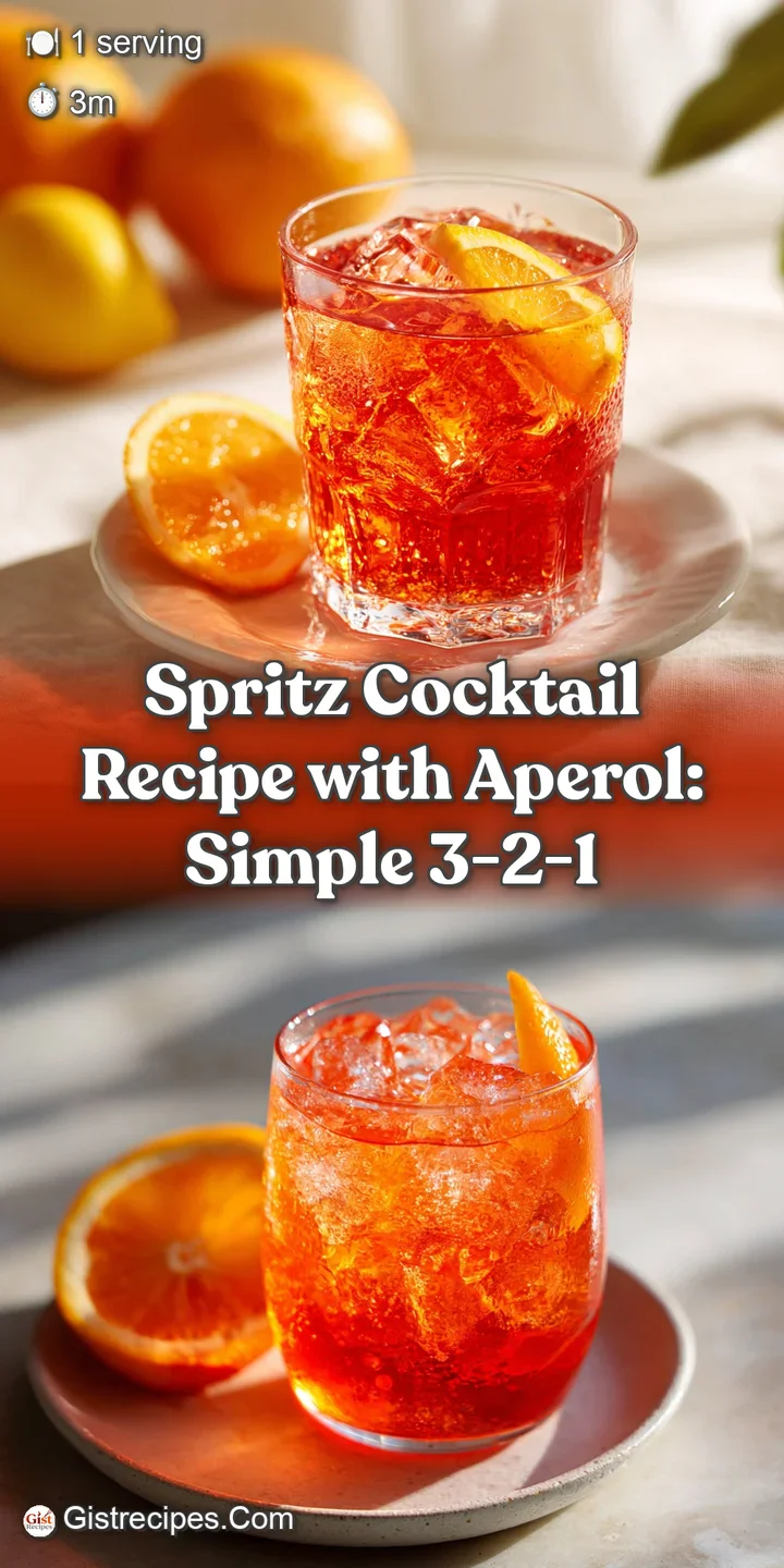 Close-up of a refreshing Aperol spritz. Condensation clings to the glass, hinting at its icy chill and citrusy zest.