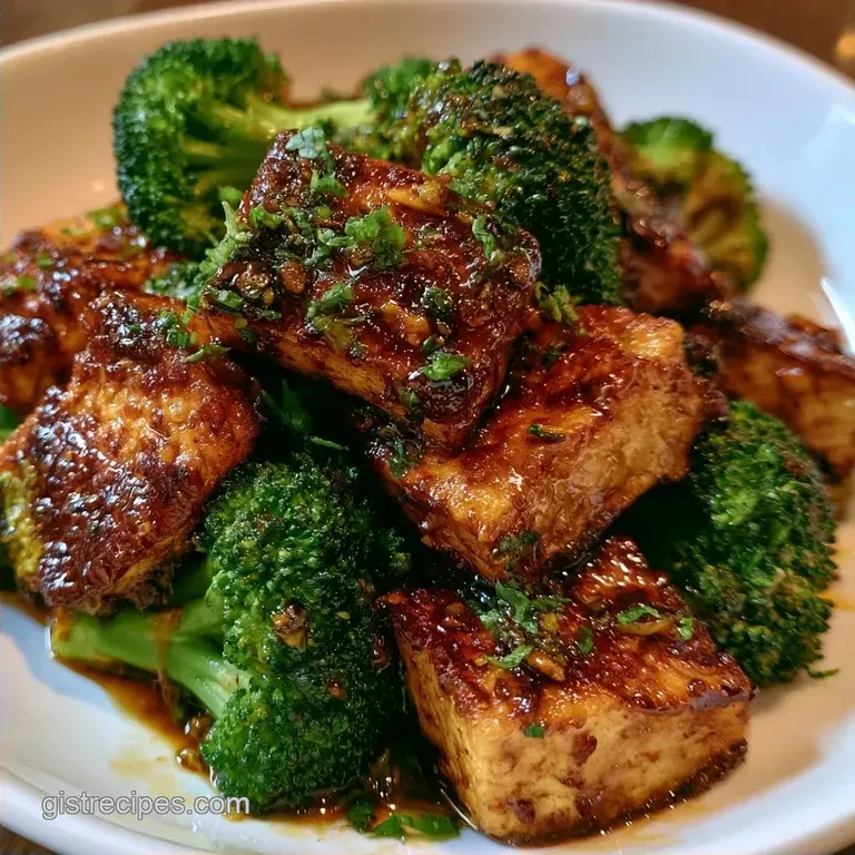 30 Minute Vegetarian Stir Fry with Tofu and Broccoli