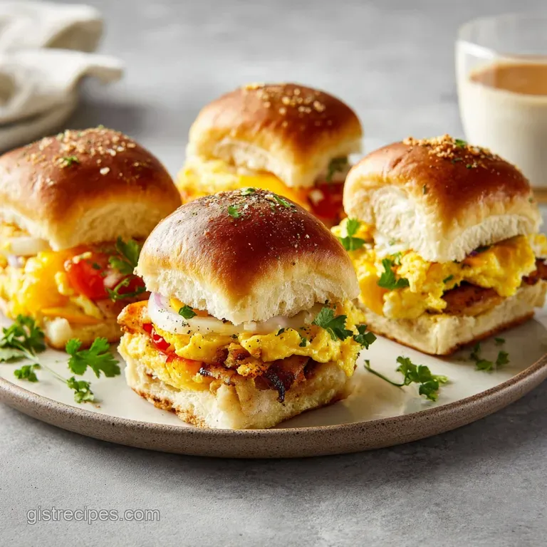 Breakfast Sliders: Baked and Savory