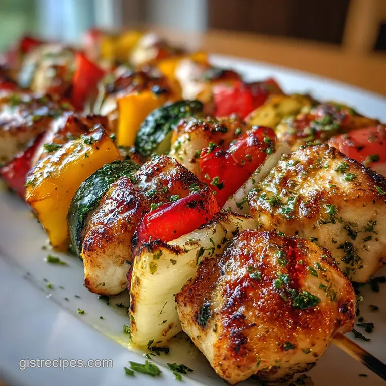 Baked Chicken Kabobs: Smoky & Tangy