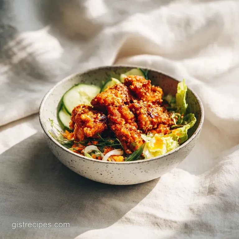 Bang Bang Chicken Bowl: Crispy and Creamy
