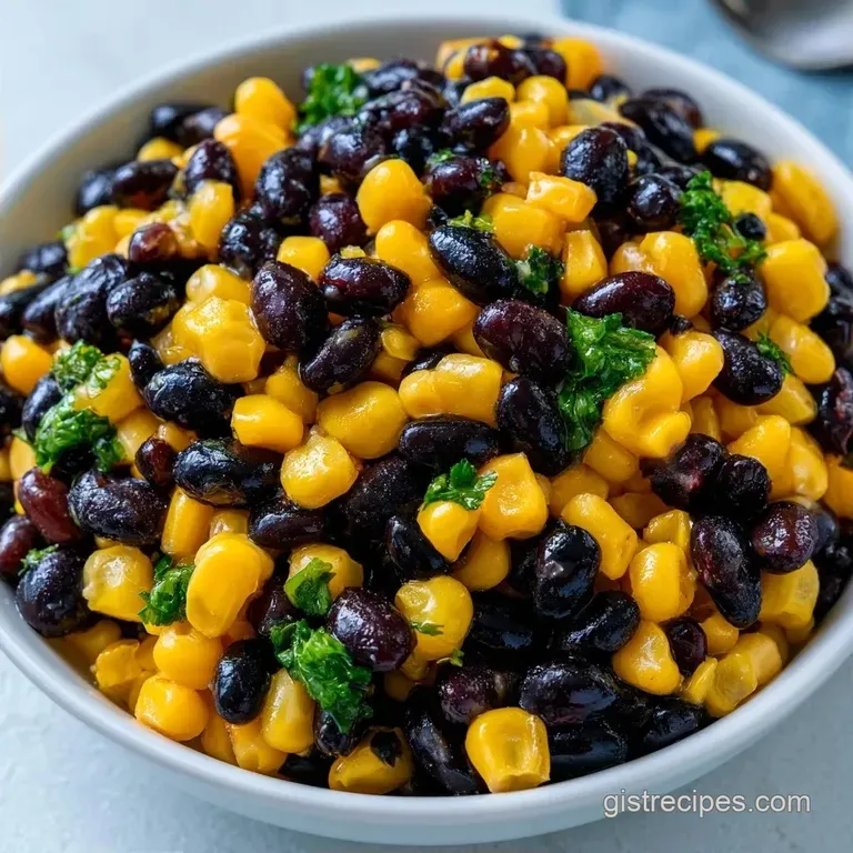 Mexican Black Beans and Corn Salad: Zesty and Fresh