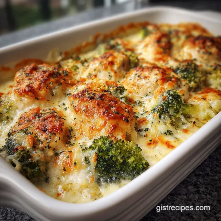 Chicken Divan Bake with Broccoli