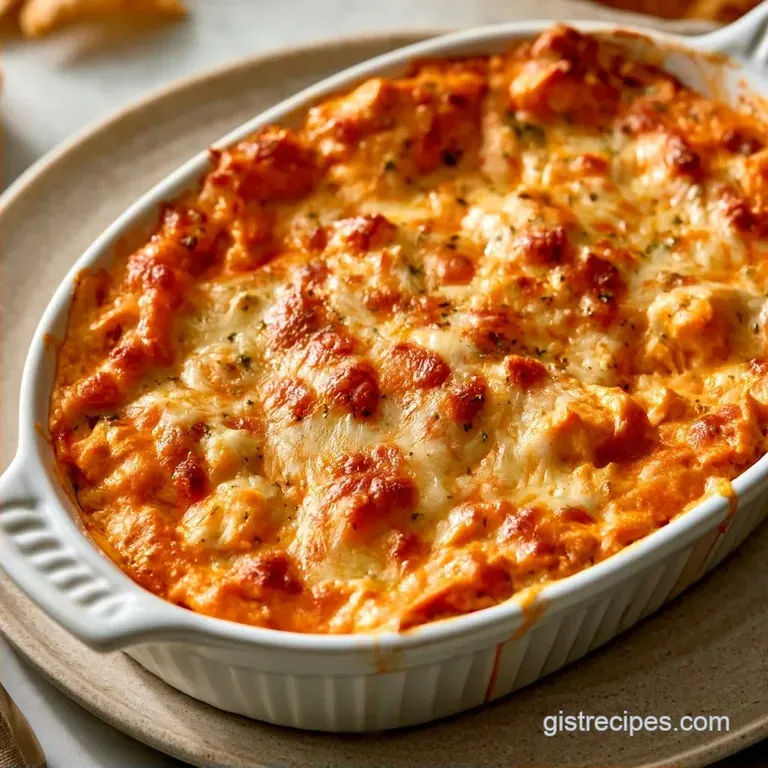 Buffalo Chicken Dip: Bubbly and Spicy