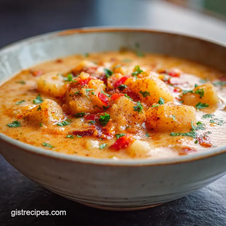 Creamy Cajun Potato Soup Recipe: Hearty & Velvety