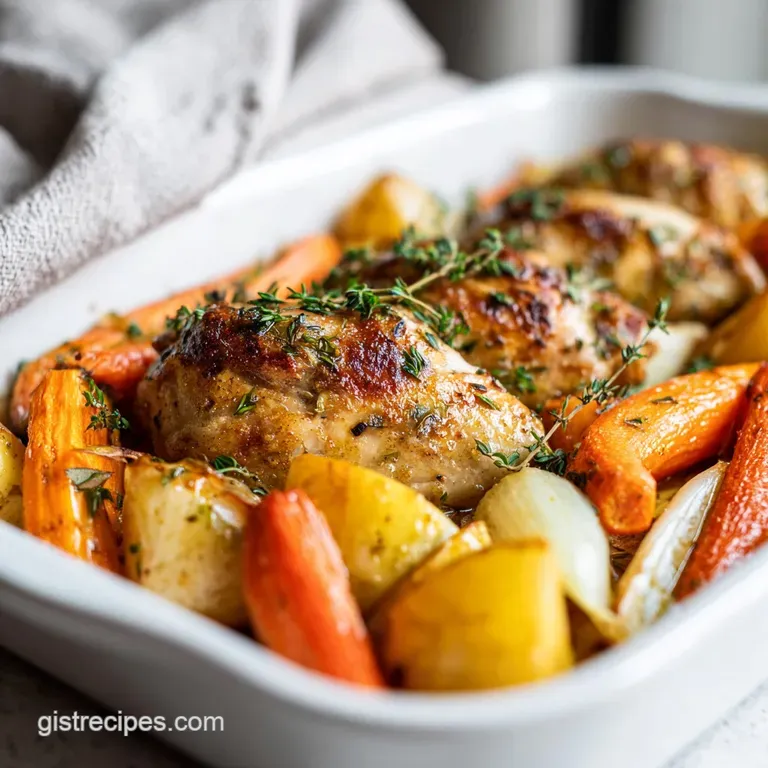 One Pan Chicken with Cider Glaze