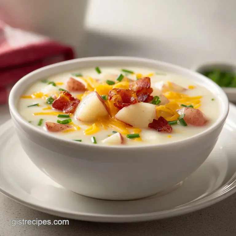 Crock Pot Loaded Baked Potato Soup: Hearty Comfort Bowl