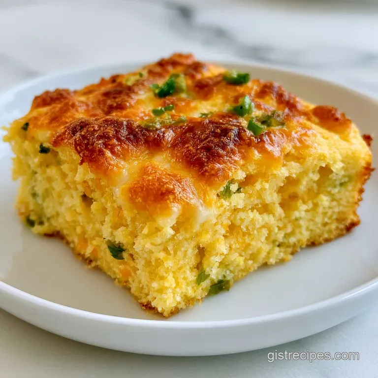 Easy Mexican Cornbread: Creamy and Cheesy
