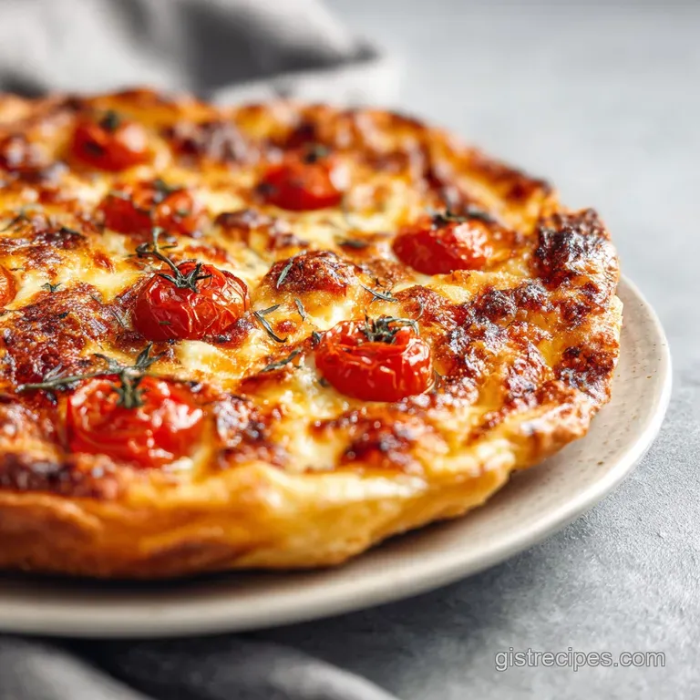 Perfectly sliced pizza with browned crust edges, steam rising, and basil leaves arranged on a rustic wooden board, ready t...