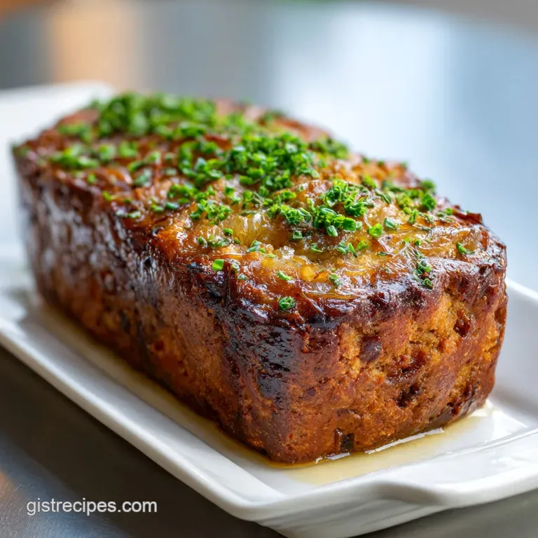 French Onion Meatloaf: Tender and Savory