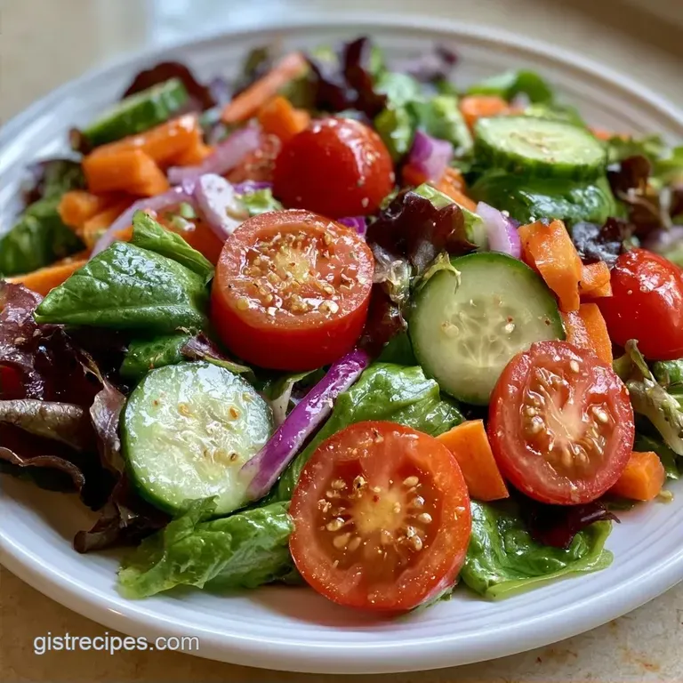 House Salad: Crisp and Refreshing
