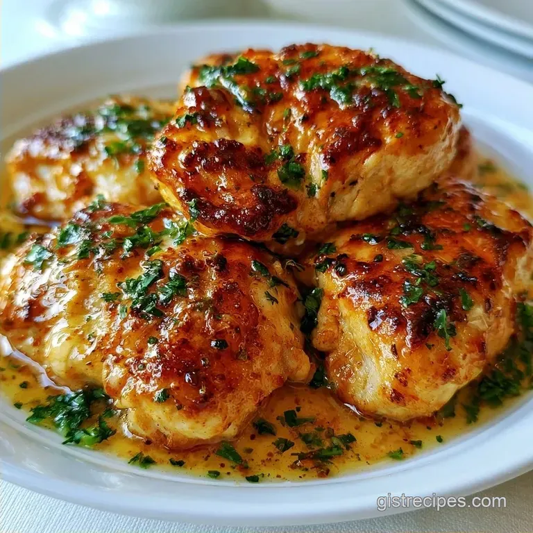 30-Minute Garlic Butter Chicken Skillet: Pan-Seared