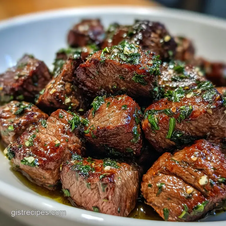 Garlic Butter Steak Bites: Pan-Seared Perfection