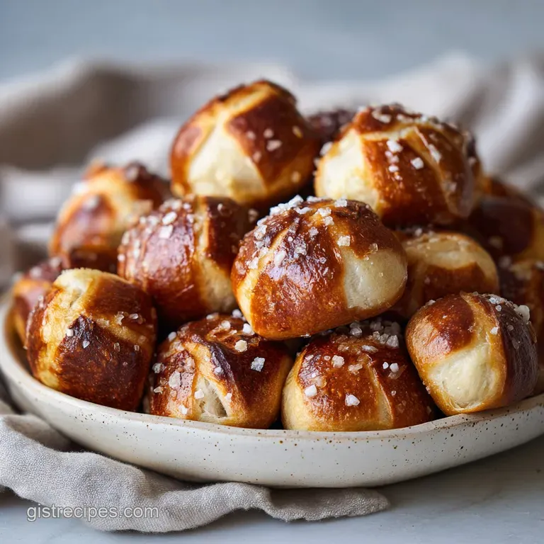 Gluten-Free Sourdough Pretzel Bites