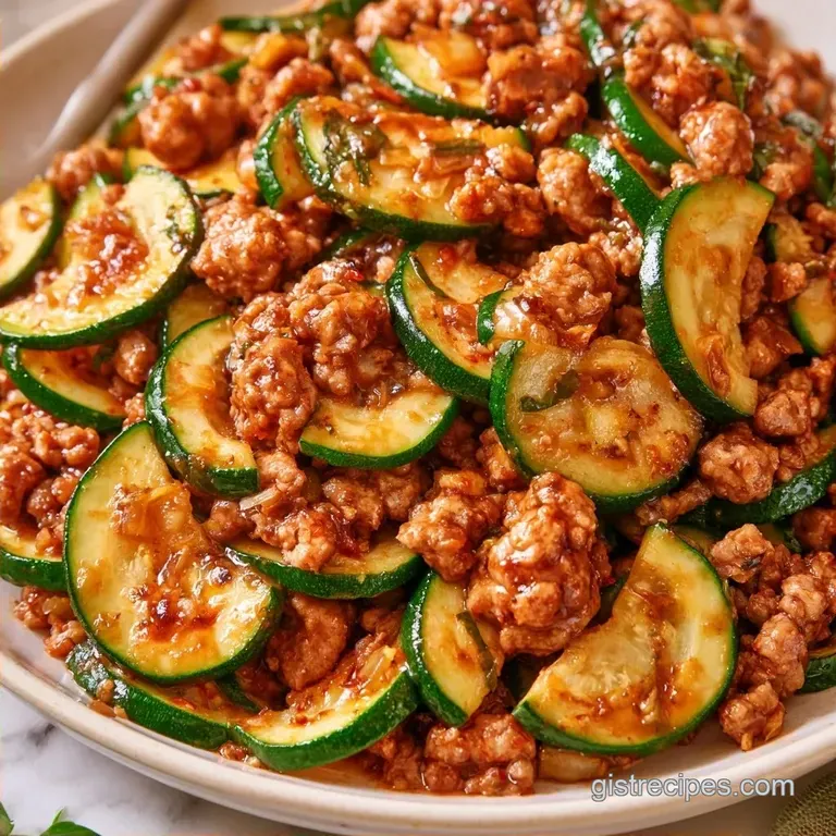 Ground Beef Zucchini Casserole: Hearty Bake
