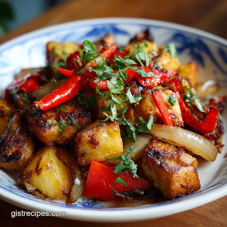 Hawaiian Chicken Sheet Pan: Caramelized and Savory