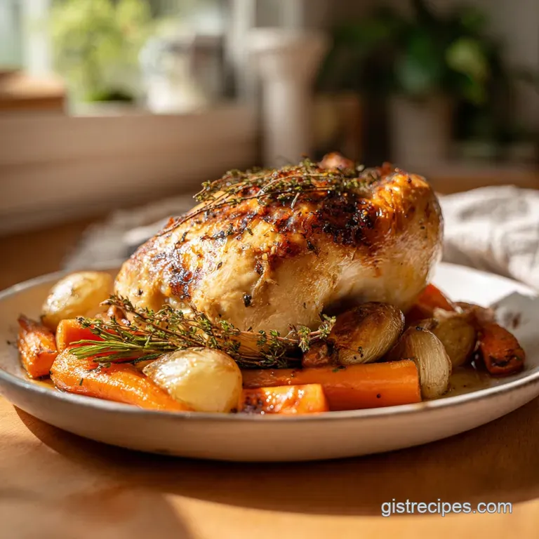 Mothers Day Dinner Idea with Herb-Roasted Chicken