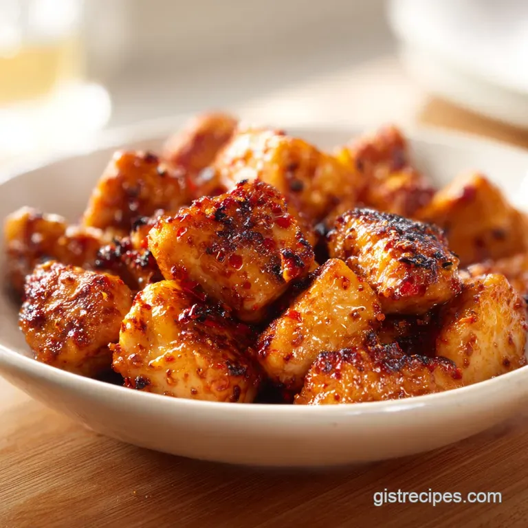 Juicy Oven Baked Chicken Bites: Zesty and Tender