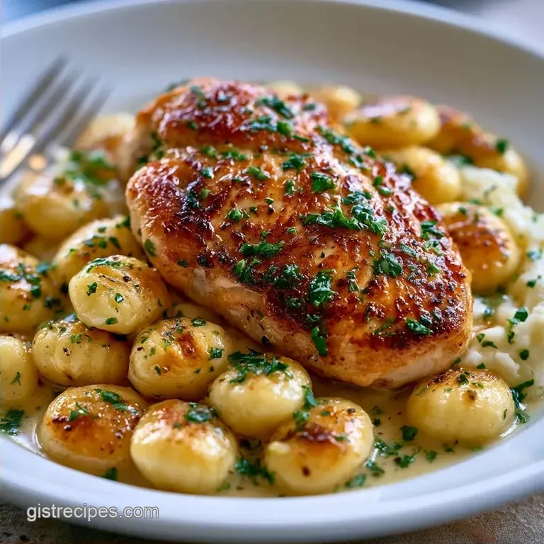 Creamy Garlic Butter Chicken & Gnocchi: Lazy Night Dinner