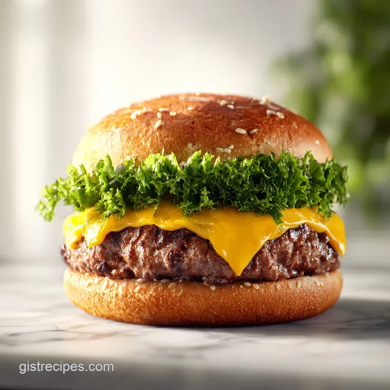 Lettuce Wrap Burger: Low Carb and Savory