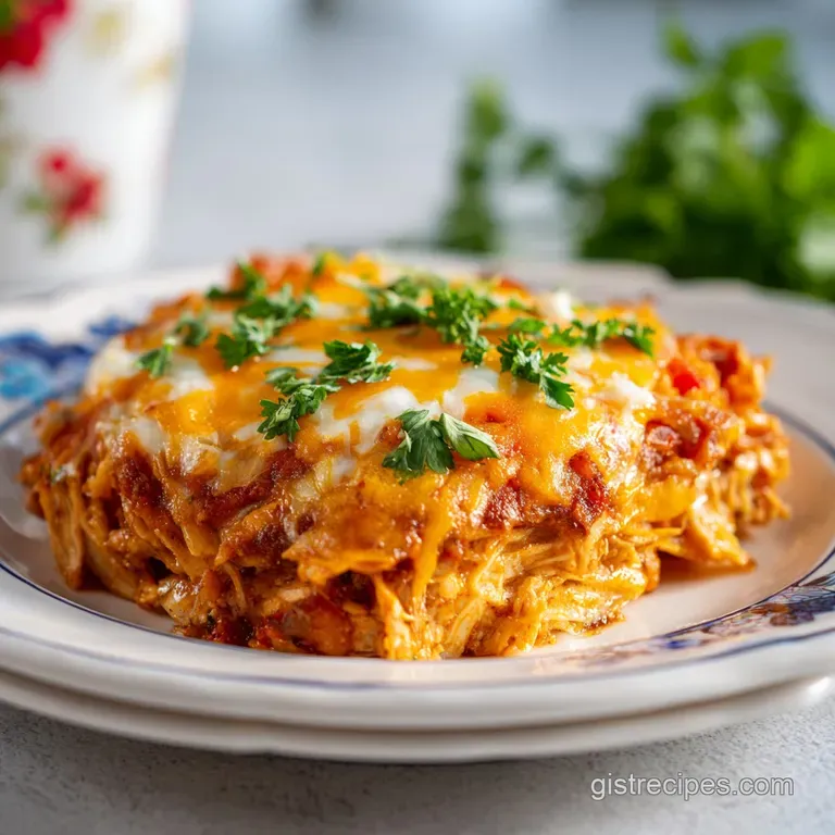 Mexican Chicken Casserole: Hearty and Cheesy
