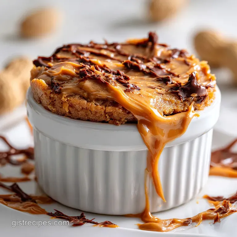 Peanut Butter Cup Dump Cake: Self-Saucing Dessert