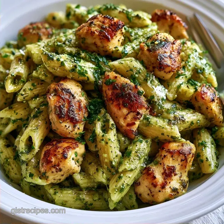 Quick Pesto Chicken Pasta in 25 Minutes