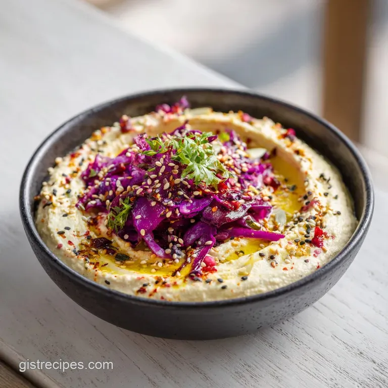 Roasted Winter Hummus Bowl