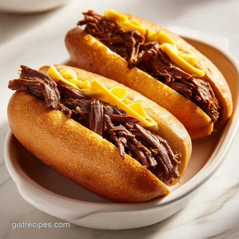 Shredded Beef Sandwiches: Savory Pot Roast