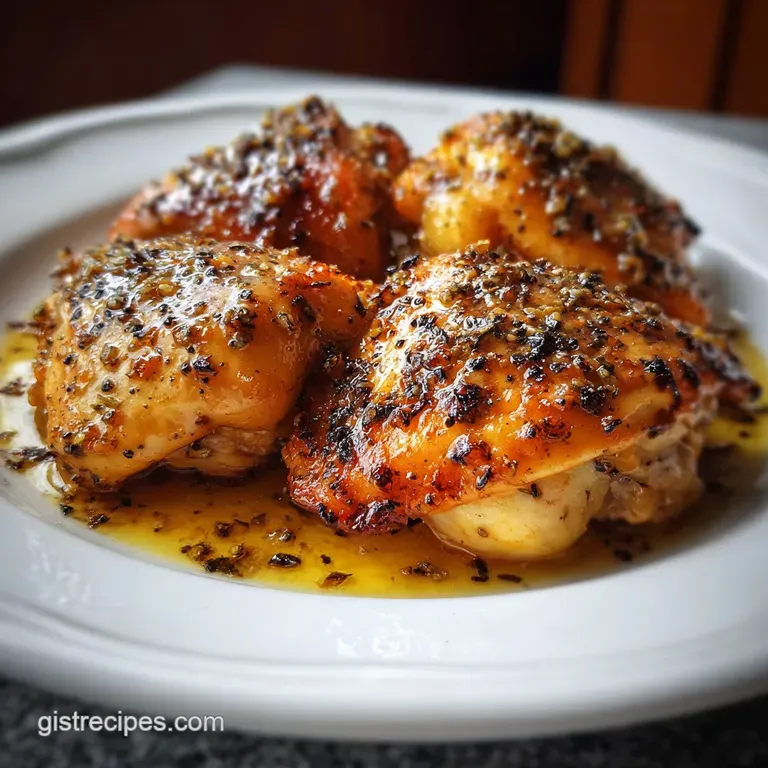 Honey-mustard chicken served over fluffy rice. Garnished with fresh herbs, a vibrant and comforting meal.