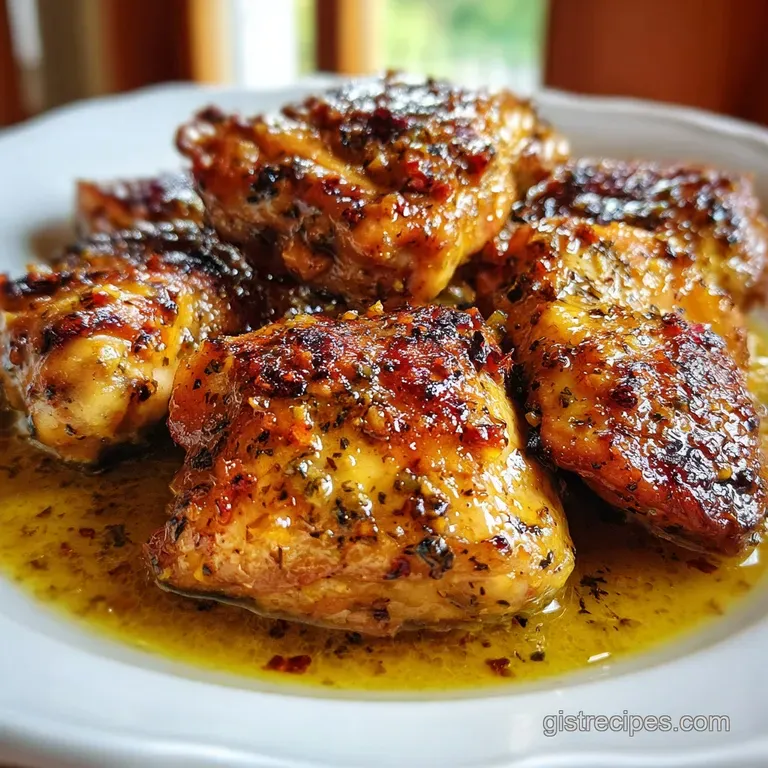 Honey Mustard Chicken Slow Cooked