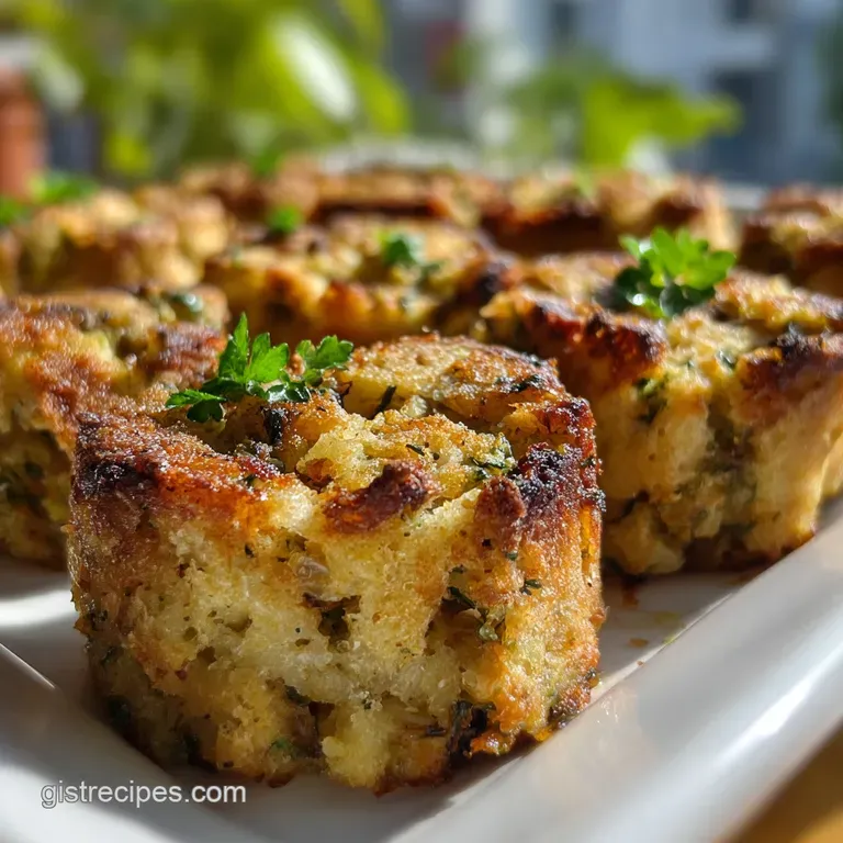 Stuffing Balls Recipe: Crispy Baked