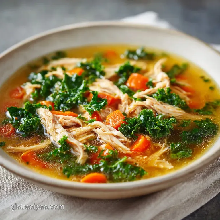 Steaming bowl of rich, creamy soup with bright spinach and red tomatoes, served with a toasted crusty bread slice.