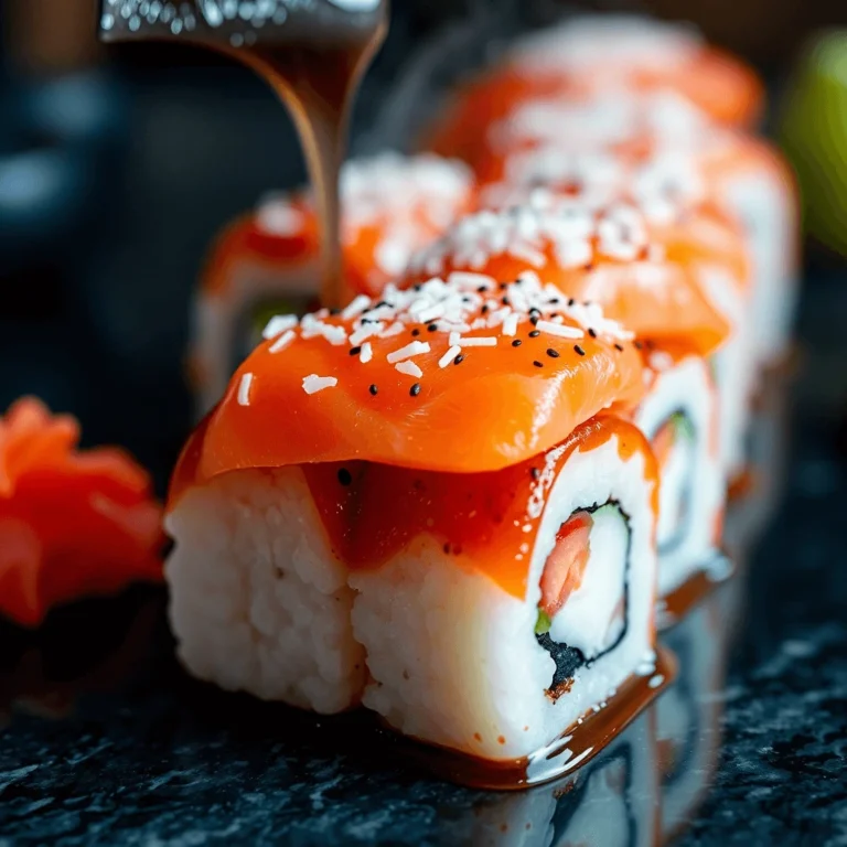 Vibrant sushi grade salmon fillets prepared for homemade sushi, showcasing their fresh color and texture.